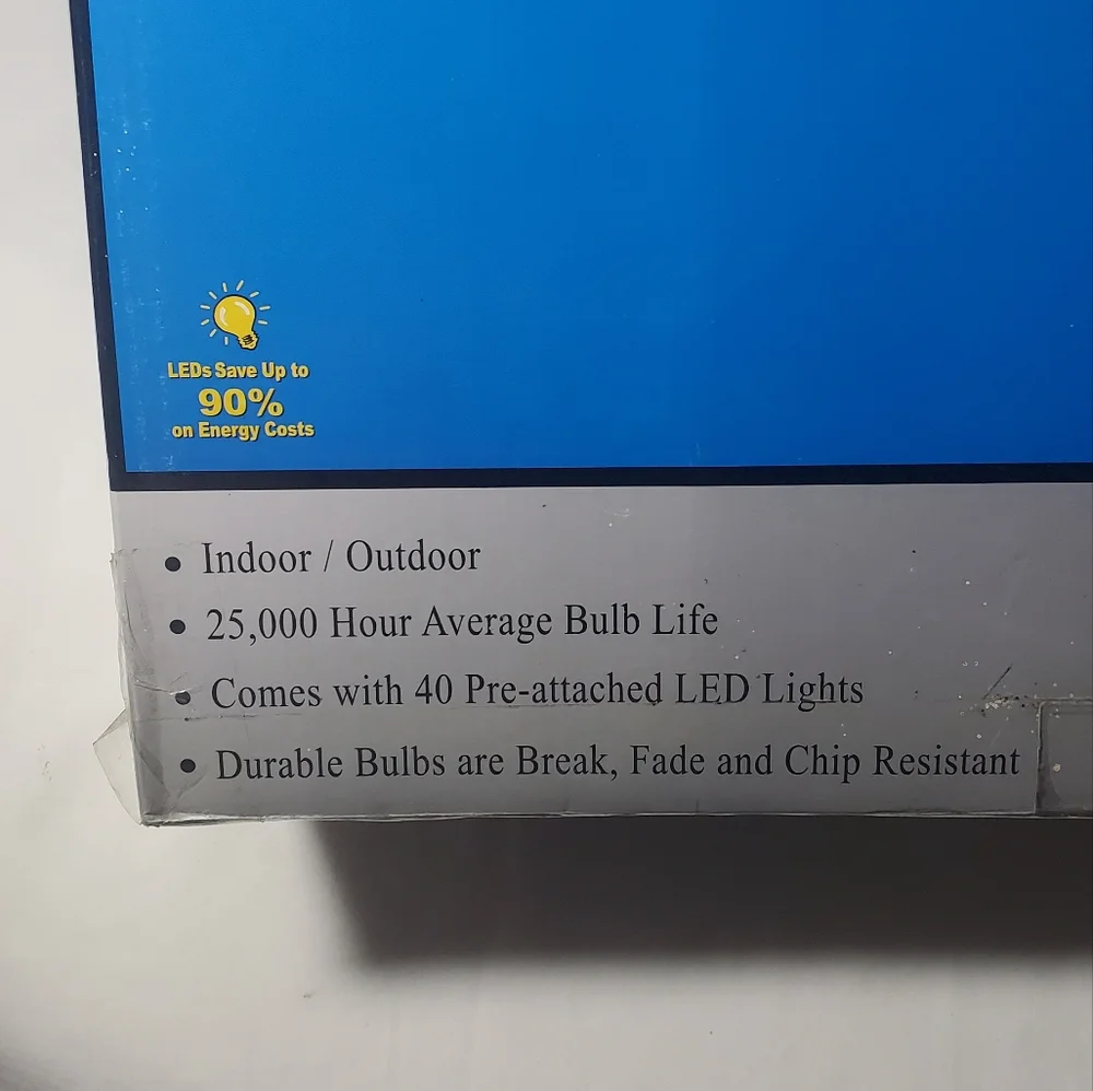 LED Crystal Disc Twin Bells Vtg 2000 Indoor Outdoor Hanging Light Display